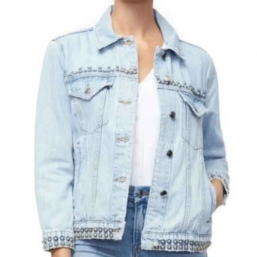 Good American Boyfriend Denim Jacket NWT B128
